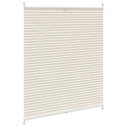 Walplus Cream Plisse Blind 110X150Cm Window Shade Pleated Design Easy Install Top Down Bottom Up Privacy Light Control - thumbnail 3