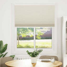 Walplus Cream Plisse Blind 110X150Cm Window Shade Pleated Design Easy Install Top Down Bottom Up Privacy Light Control - thumbnail 1