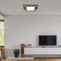 Luminosa Lighting Luminosa Gabaldo Integrated Led Semi Flush Ceiling Light Matt Black Led 3000K - thumbnail 8