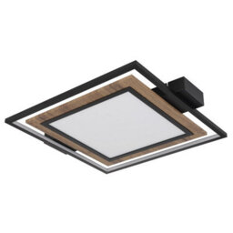 Luminosa Lighting Luminosa Gabaldo Integrated Led Semi Flush Ceiling Light Matt Black Led 3000K - thumbnail 2
