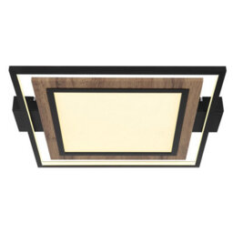 Luminosa Lighting Luminosa Gabaldo Integrated Led Semi Flush Ceiling Light Matt Black Led 3000K - thumbnail 3