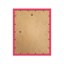 20X16 Inch 9 Opening Photo Collage Frame, Display Nine 6X4 Inch Photos, Multi Aperture Family Picture Frame, Bright Pink - thumbnail 5