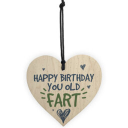 Red Ocean Handmade Wooden Happy Birthday Heart Boyfriend Dad Grandad Thank You Gift For Husband - thumbnail 5