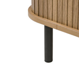 Wyld And Coco Novacasa Coffee Table - Light Brown With Black Legs, 120X60 Cm - thumbnail 9