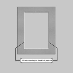 Ak Frames 16X12 Silver Picture Mounts To Fit 12X8 Aperture Size - Mount Board Only (No Frame Included) - thumbnail 4