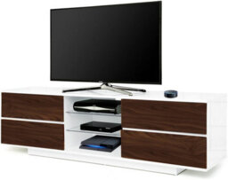 "Centurion Supports Avitus Gloss White With 4-Walnut Drawers And 2 Shelves Up To 65"" Led, Lcd, Plasma Tv Cabinet" - thumbnail 3