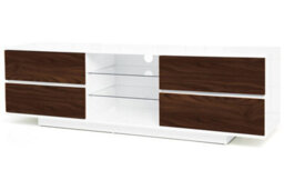 "Centurion Supports Avitus Gloss White With 4-Walnut Drawers And 2 Shelves Up To 65"" Led, Lcd, Plasma Tv Cabinet" - thumbnail 6