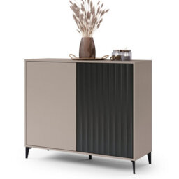 Heze Furniture Rimini Premium 2 Door Textured Sideboard - thumbnail 1