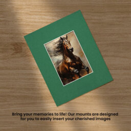 Ak Frames 10X8 Emerald Picture Mounts To Fit 6X4 Aperture Size - Mount Board Only (No Frame Included) - thumbnail 5