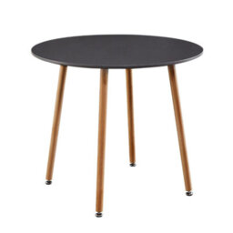 Kosy Koala Dining Table Grey Wood Kitchen Place For 4 Seats, Dining Table Only (Grey H 75 X L 90 X W 90 Cm) - thumbnail 3