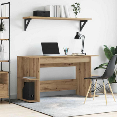 Berkfield With Shelf Other Artisan Oak 140 X 50 X 75 Cm Engineered Wood - image 1