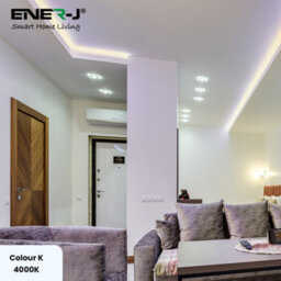 Ener-J 24V Cob Led Strip Lights 30 Meters Reel With 480 Leds/m, 12W/m, 1200Lm/m, Cri 90-92, 4000K, Ip68 - thumbnail 3