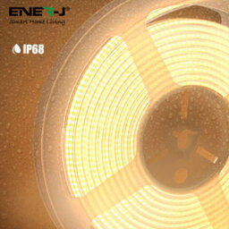 Ener-J 24V Cob Led Strip Lights 30 Meters Reel With 480 Leds/m, 12W/m, 1200Lm/m, Cri 90-92, 4000K, Ip68 - thumbnail 2