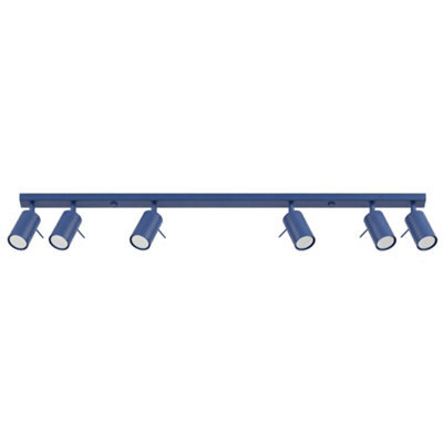 Sollux Lighting Ring Steel Ultramarine 6 Lights Modern Ceiling Lamps - image 1