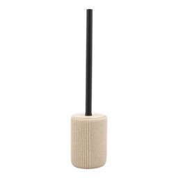 GoodHome Toko Beige Stainless Steel Toilet Brush & Holder - thumbnail 3