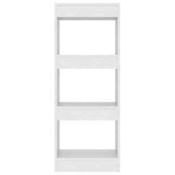 Berkfield Book Cabinet/room Divider White 40X30X103 Cm Engineered Wood - thumbnail 5