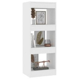 Berkfield Book Cabinet/room Divider White 40X30X103 Cm Engineered Wood - thumbnail 4