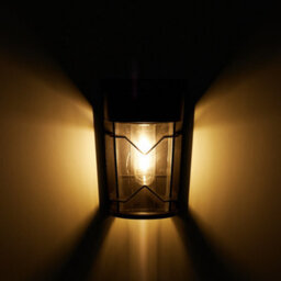 Living And Home 4 Packs Solar Outdoor Wall Lights, Warm Light Garden Lights, Automatic Lighting - thumbnail 3
