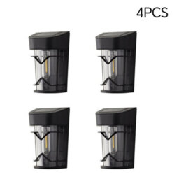 Living And Home 4 Packs Solar Outdoor Wall Lights, Warm Light Garden Lights, Automatic Lighting - thumbnail 1