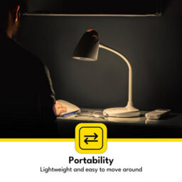 Geepas Krypton Cordless Led Desk Table Lamp, Rechargeable With Touch Control & 3 Colors - thumbnail 8