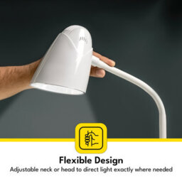 Geepas Krypton Cordless Led Desk Table Lamp, Rechargeable With Touch Control & 3 Colors - thumbnail 7