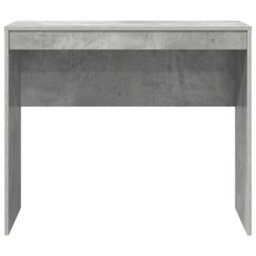 Berkfield Writing Desk Concrete Grey Mdf With Concrete Grey Finish - thumbnail 4