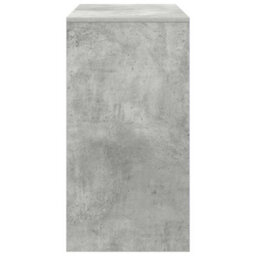 Berkfield Writing Desk Concrete Grey Mdf With Concrete Grey Finish - thumbnail 5