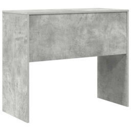 Berkfield Writing Desk Concrete Grey Mdf With Concrete Grey Finish - thumbnail 6