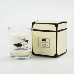 Pair Of Vanilla And Rose Glass Soy Candles , Handmade Aromatherapy Gift Set - thumbnail 5