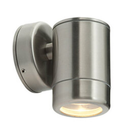 2 Pack Outdoor Ip65 Wall Downlight - Dimmable 7W Led Gu10 - Stainless Steel - thumbnail 3