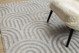 RugsX Carpet Santo Sisal 0537 Geometric Grey   160X220 Cm - thumbnail 5