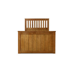 Captain Oak Finish 3 Drawer Wooden Single Storage Bed - thumbnail 7