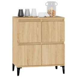 Berkfield Sideboard Sonoma Oak 60X35X70 Cm Engineered Wood - thumbnail 4