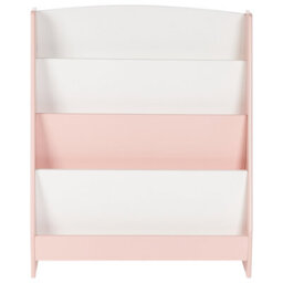 Beliani 4 Tier Bookcase Liloet 70 Cm Pastel Pink - thumbnail 4