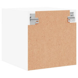 Berkfield Bedside Cabinets With Glass Doors 2 Pcs White 35X37X35 Cm - thumbnail 9