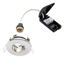 Luminosa Lighting Luminosa Speculo Led Fire Rated 1 Light Bathroom Recessed Light Chrome Plate, Glass Ip65 - thumbnail 4