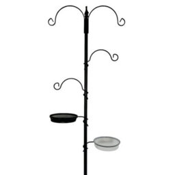 Oypla Wild Bird Decorative Feeding Station With Feeder Tray & Bath - thumbnail 2