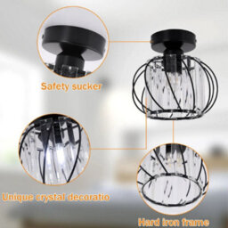 Modern Clear Acrylic Crystal Ceiling Pendant Light Shade Lampshade - thumbnail 4