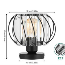 Modern Clear Acrylic Crystal Ceiling Pendant Light Shade Lampshade - thumbnail 2