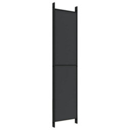 Vidaxl 5-Panel Room Divider Black 250X220 Cm Fabric Room Dividers - thumbnail 6