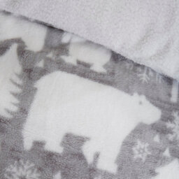 Fusion Arctic Animals Grey Christmas Duvet Cover Set - thumbnail 3