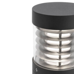 Luminosa Lighting Luminosa Giza Led Outdoor Pedestal Light Dark Grey Ip54 - thumbnail 2