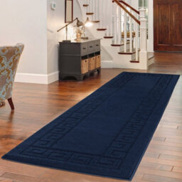 Smart Living Heavy Duty Machine Washable Runner For Hallway, Kitchen Non Slip Floor Mats, Door Mat 50Cm X 80Cm - Red