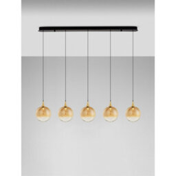 Luminosa Lighting Luminosa Orenda Bar Pendant Ceiling Light Champagne, Brass Gold, Matt Black Triac Dimmable Led 20W 1250Lm 3000K - thumbnail 4
