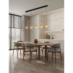 Luminosa Lighting Luminosa Orenda Bar Pendant Ceiling Light Champagne, Brass Gold, Matt Black Triac Dimmable Led 20W 1250Lm 3000K - thumbnail 2