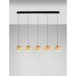 Luminosa Lighting Luminosa Orenda Bar Pendant Ceiling Light Champagne, Brass Gold, Matt Black Triac Dimmable Led 20W 1250Lm 3000K - thumbnail 3