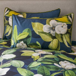 Soirée Alaya Teal 200 Thread Count Duvet Cover Set - thumbnail 2