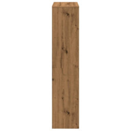 Walplus Room Divider Bookcase 4 Tier Artisan Oak 131.5X29X131.5 Cm Engineered Wood - thumbnail 6