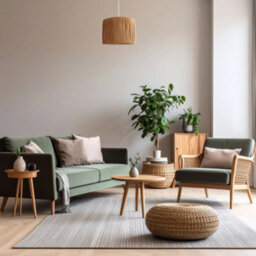 Happy Homewares Classic And Vintage Brown Folded And Tapered Paper Pendant Lamp Shade - thumbnail 6