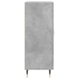 Berkfield Modern Sideboard Concrete Grey 34.5X34X90 Cm Engineered Wood - thumbnail 7